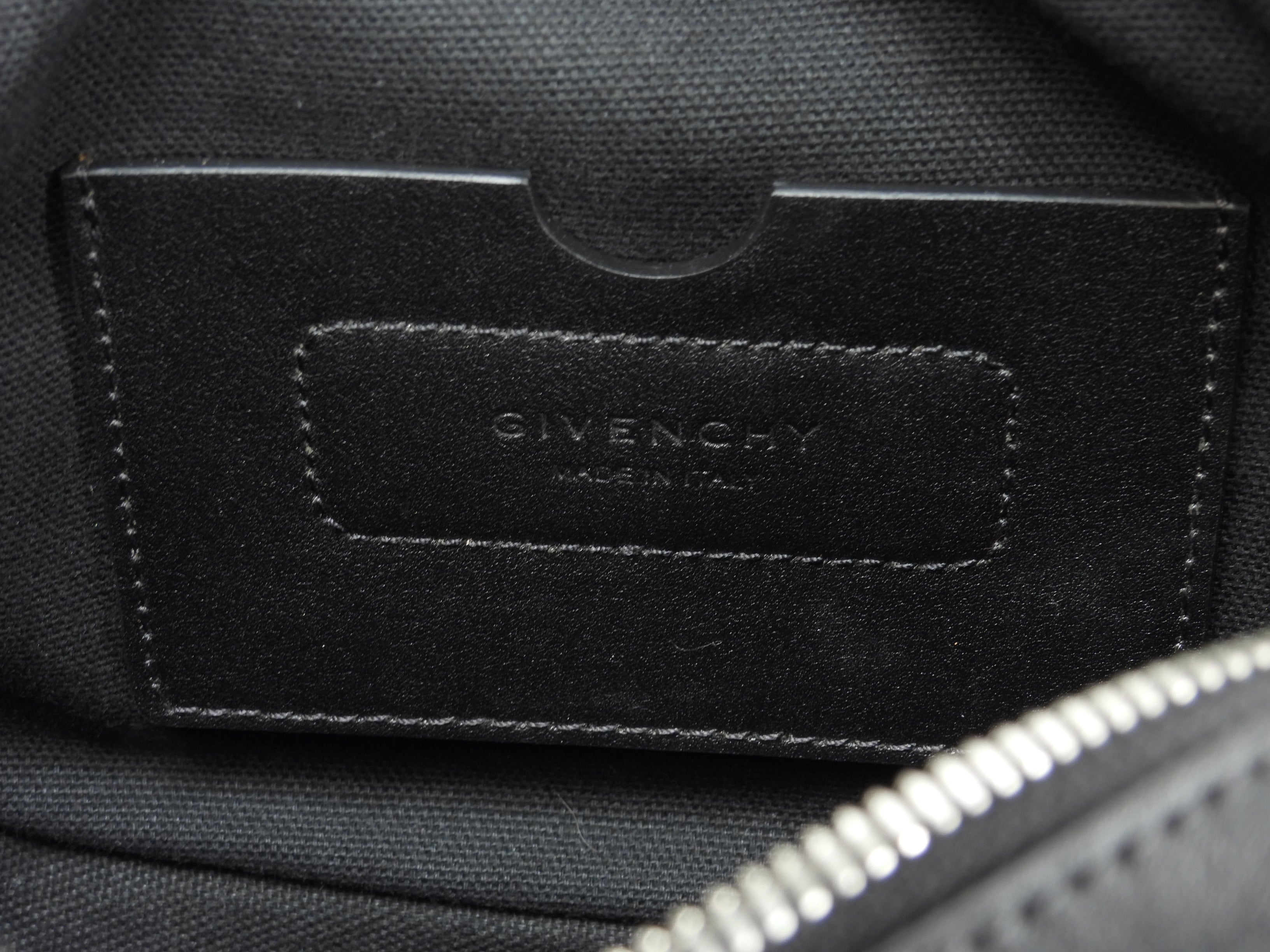 GIVENCHY marsupio in nylon/pelle nero e giallo, borsa a tracolla, cintura, borsa in vita, come nuova @MPC0219