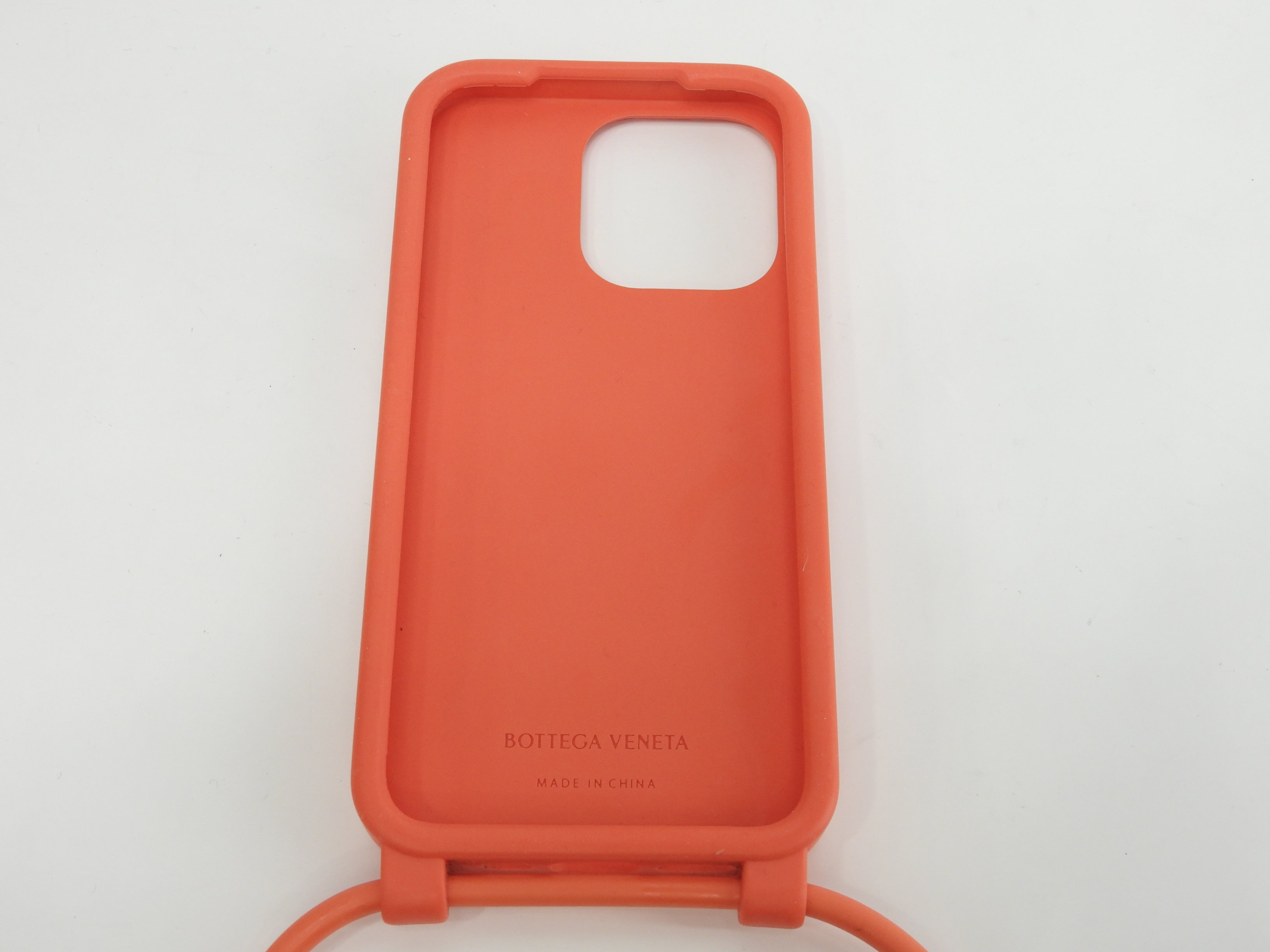 ボッテガヴェネタ s付iphone14Proケース 中イントレチャート シリコン橙 カバー@ 20