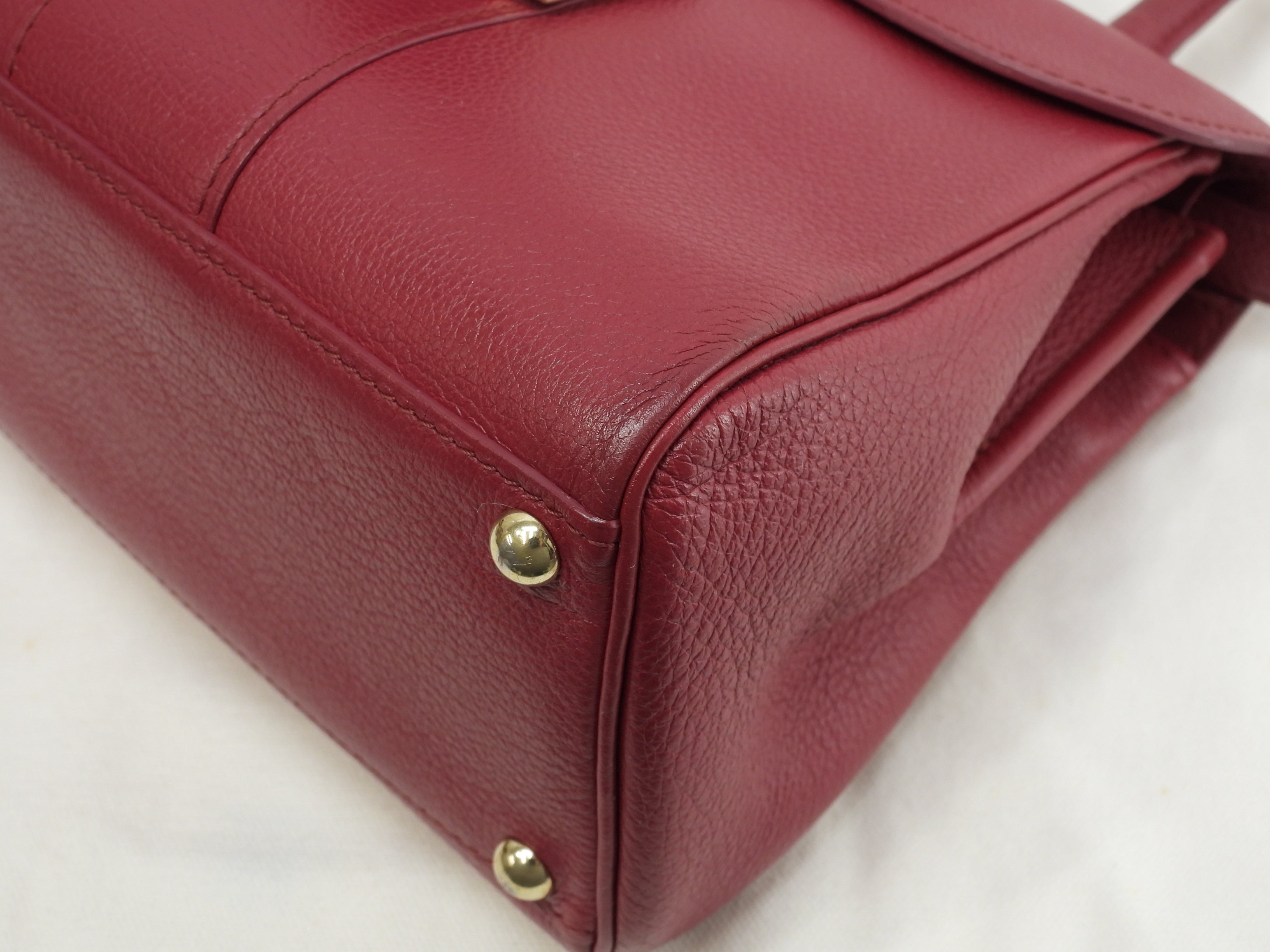 Borsa a mano Delvaux Brillant Mini in pelle stampata rossa, pochette, borsa a tracolla@IO3H
