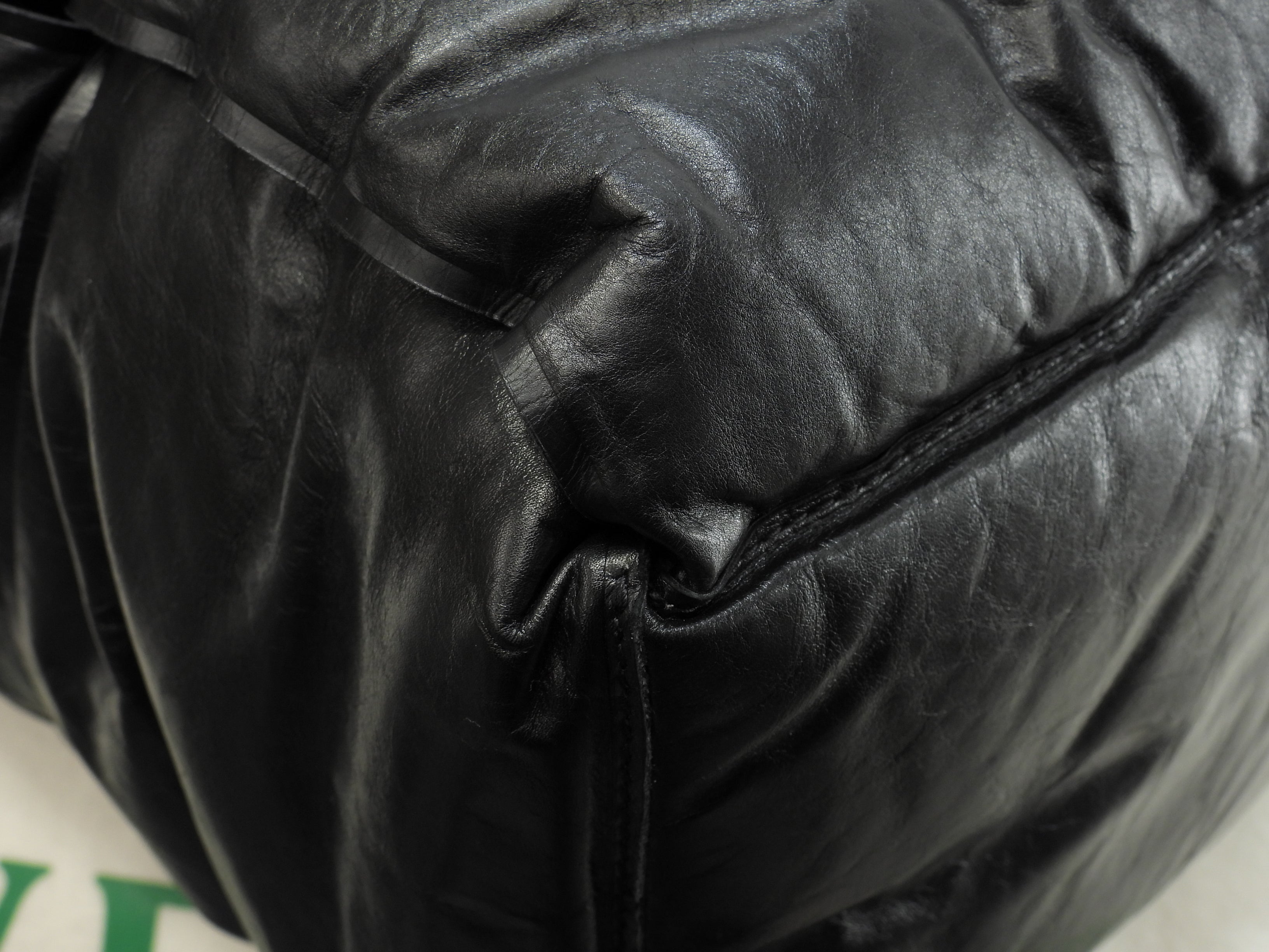 Borsa tote da uomo Bottega Veneta grande Arco in pelle di agnello nera tracolla, ottime condizioni @IC 2