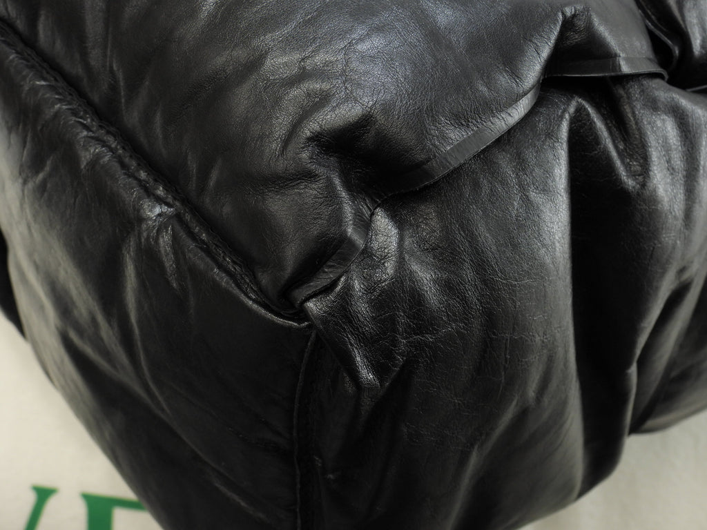 Borsa tote da uomo Bottega Veneta grande Arco in pelle di agnello nera tracolla, ottime condizioni @IC 2