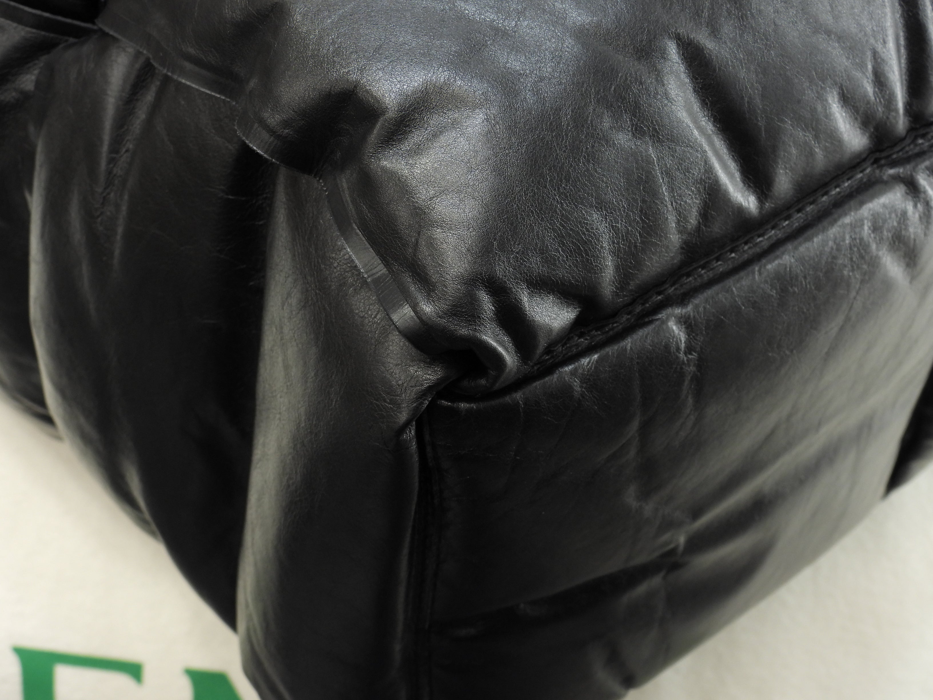 Borsa tote da uomo Bottega Veneta grande Arco in pelle di agnello nera tracolla, ottime condizioni @IC 2