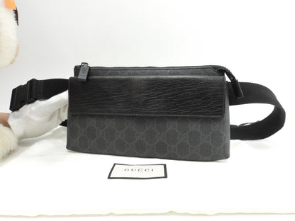 Gucci marsupio Old GG Supreme nero, borsa a tracolla, bum bag, ottime condizioni @ 4