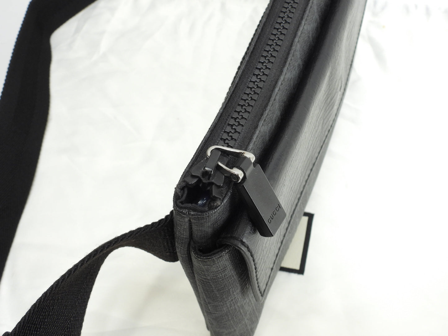 Gucci marsupio Old GG Supreme nero, borsa a tracolla, bum bag, ottime condizioni @ 4