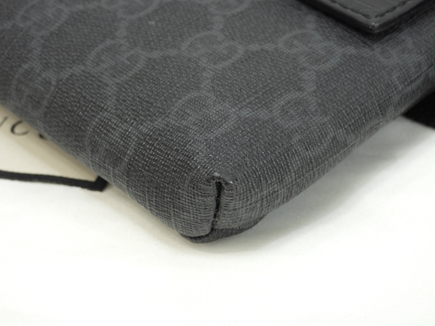 Gucci marsupio Old GG Supreme nero, borsa a tracolla, bum bag, ottime condizioni @ 4