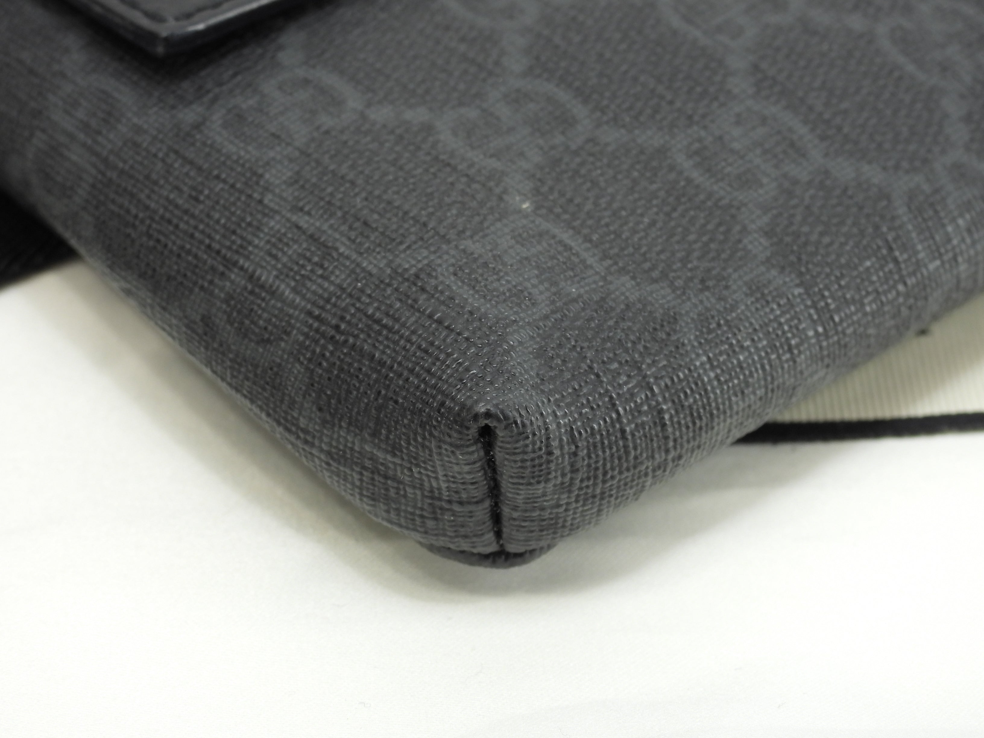 Gucci marsupio Old GG Supreme nero, borsa a tracolla, bum bag, ottime condizioni @ 4