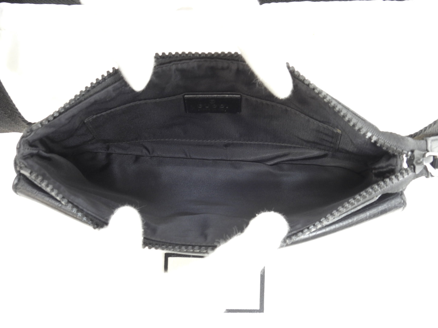 Gucci marsupio Old GG Supreme nero, borsa a tracolla, bum bag, ottime condizioni @ 4