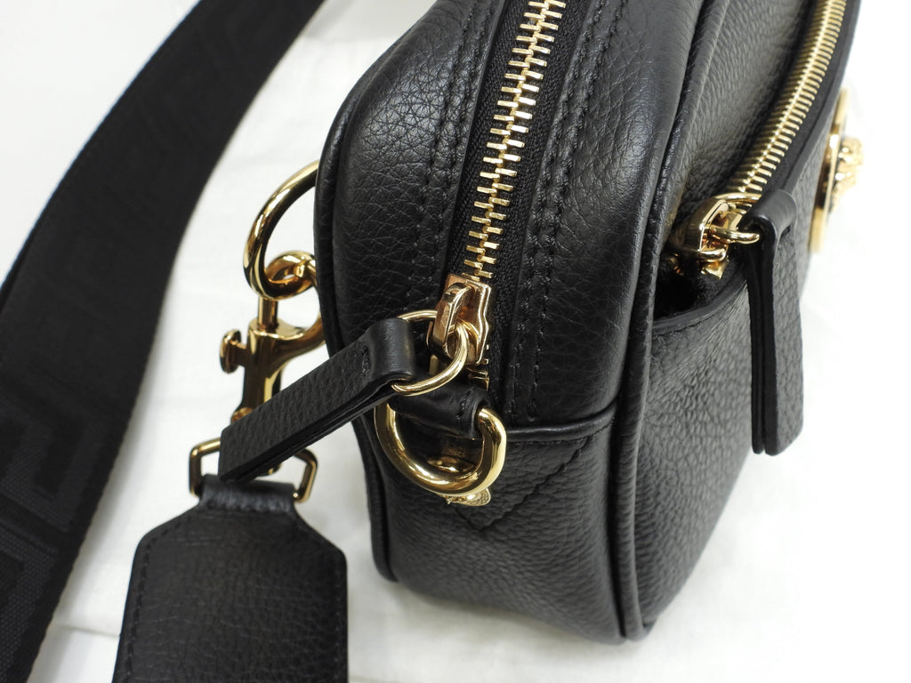 Versace Marsupio Medusa in pelle nera Belt Bag Pochette condizioni perfette @ 13