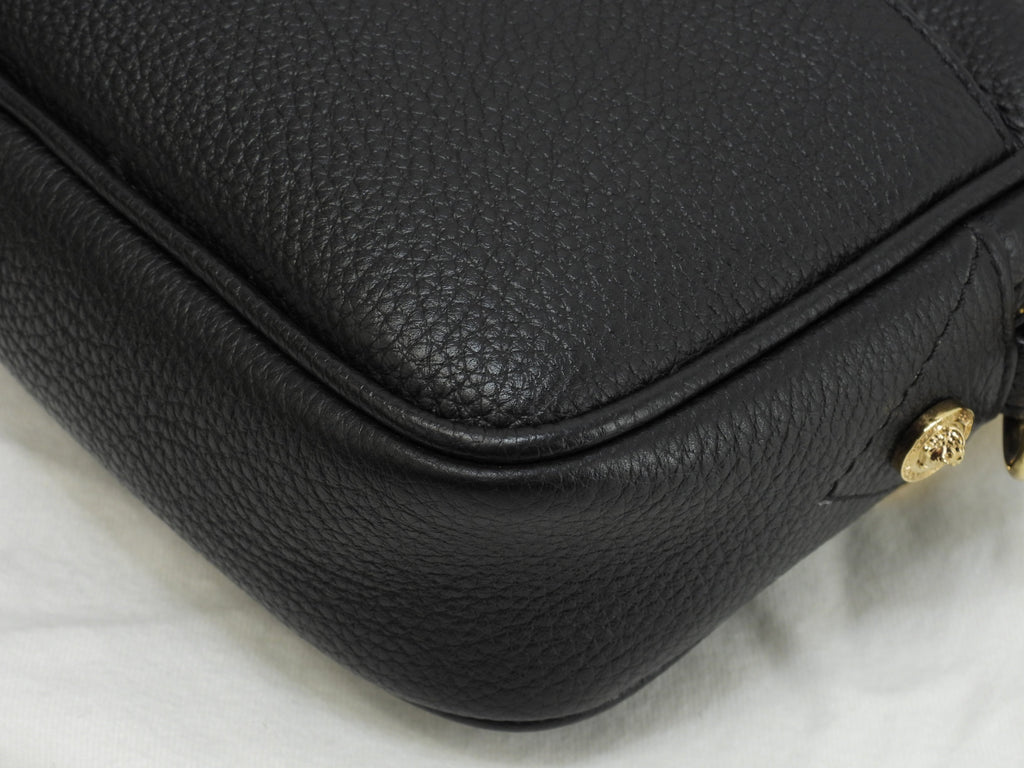 Versace Marsupio Medusa in pelle nera Belt Bag Pochette condizioni perfette @ 13