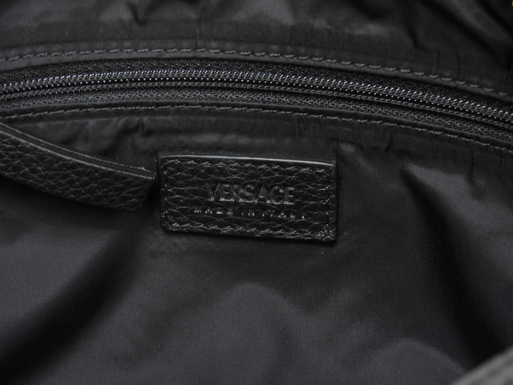Versace Marsupio Medusa in pelle nera Belt Bag Pochette condizioni perfette @ 13