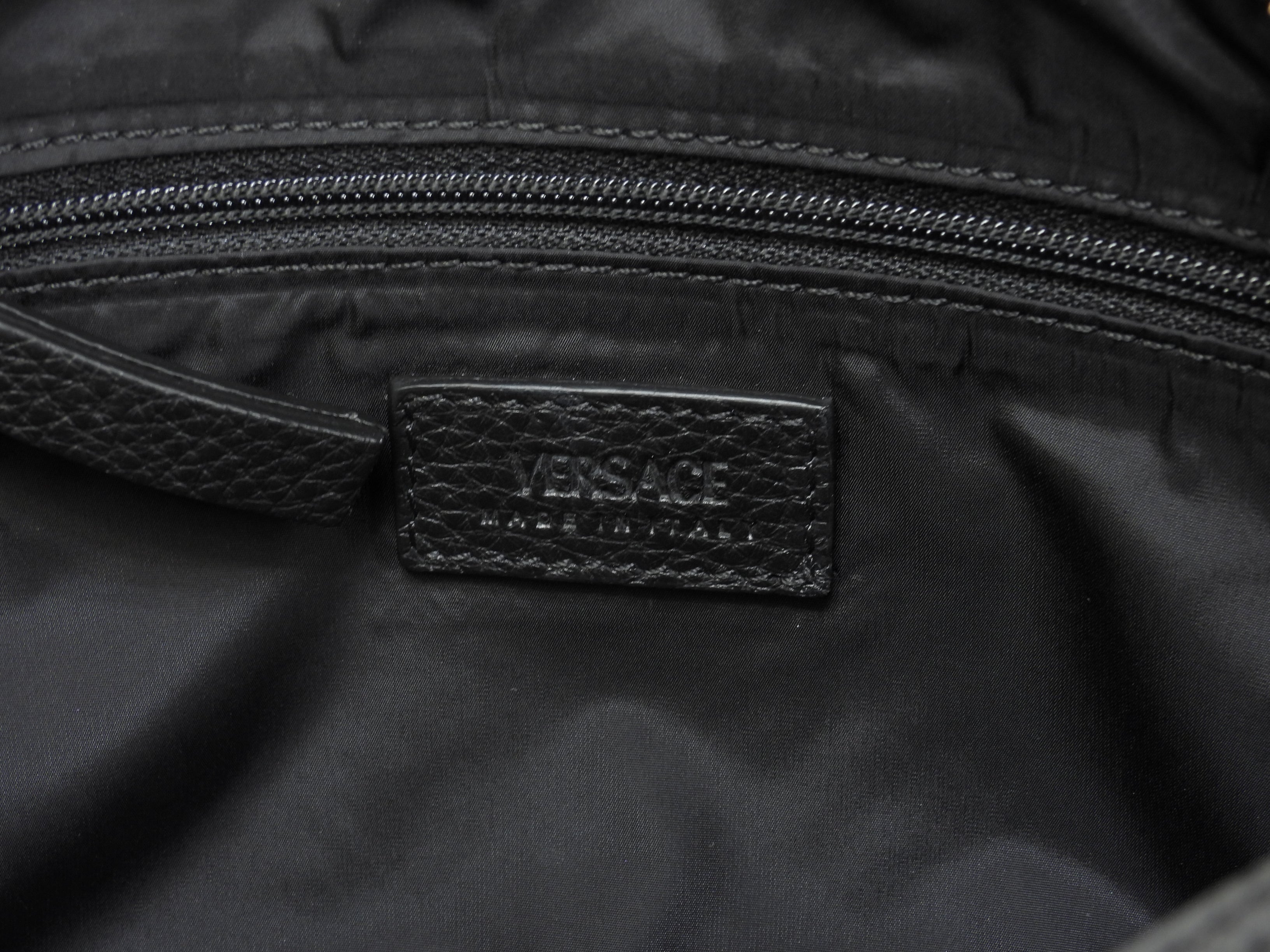 Versace Marsupio Medusa in pelle nera Belt Bag Pochette condizioni perfette @ 13