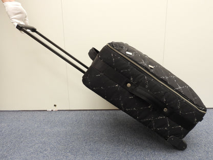 Chanel Carry-on da viaggio Travel Line vecchia, bianco e nero, trolley due ruote, ottime condizioni @5936719