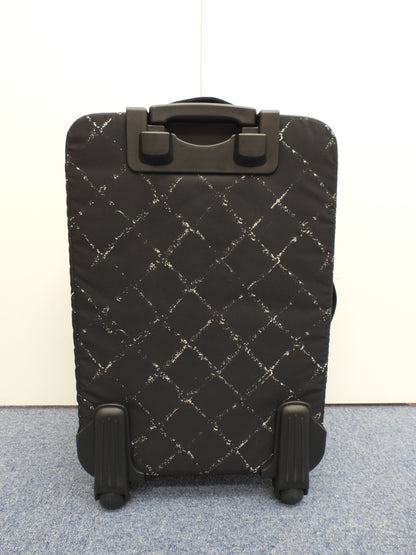 Chanel Carry-on da viaggio Travel Line vecchia, bianco e nero, trolley due ruote, ottime condizioni @5936719