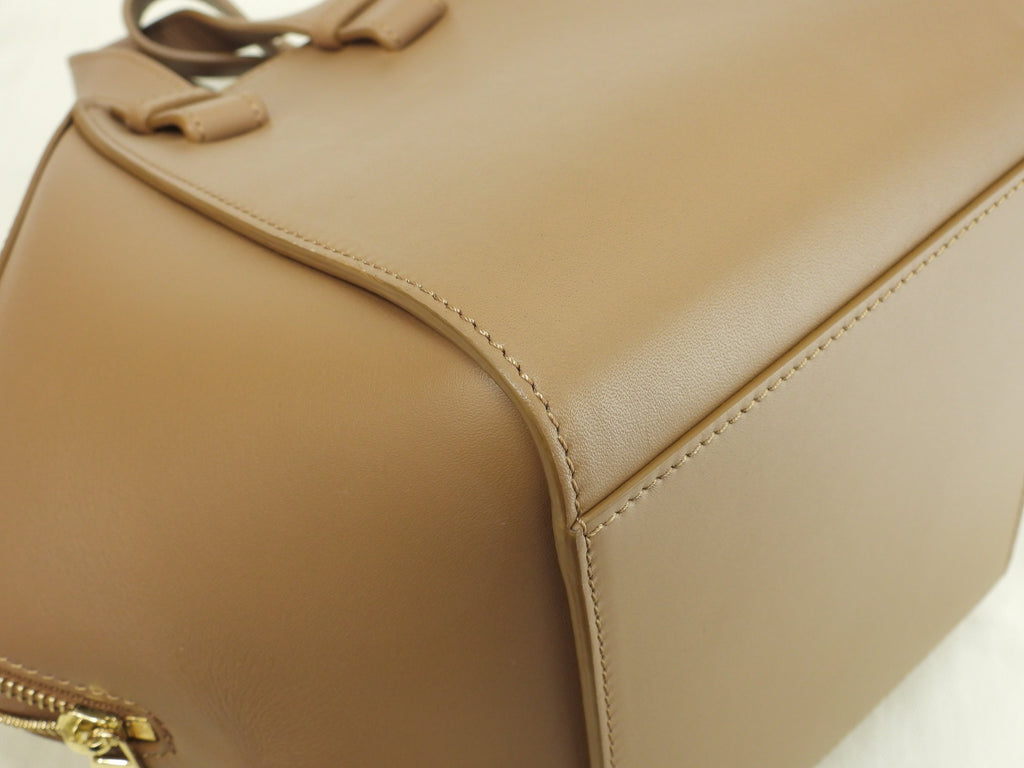 Loewe Hammock Compact borsa Suna Fujita collaborazione pelle marrone borsa a mano borsa a tracolla scimmia@012339