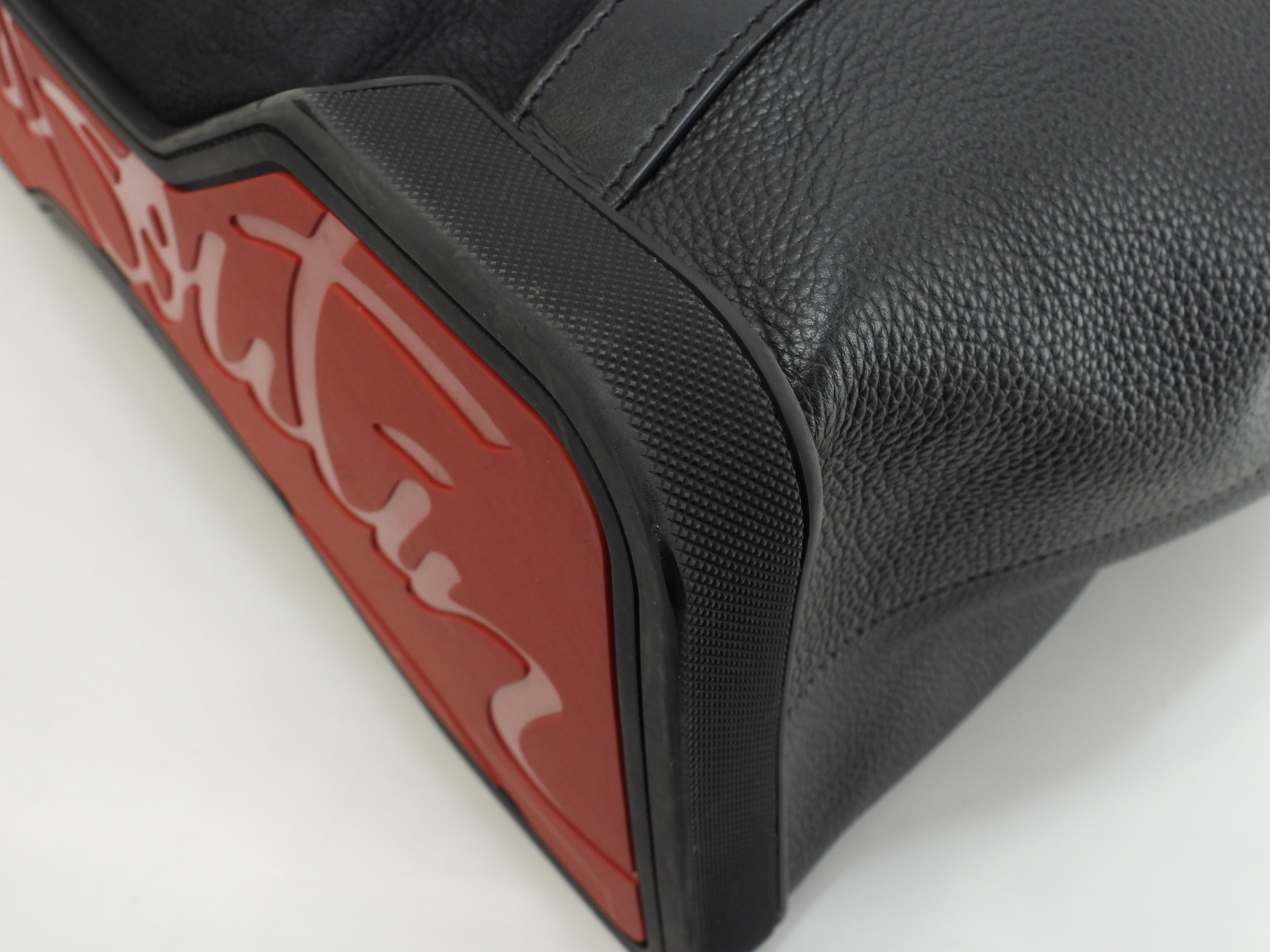 Christian Louboutin Holdall Borsa Tote da uomo in pelle nera Damon Usata in ottime condizioni @ 2
