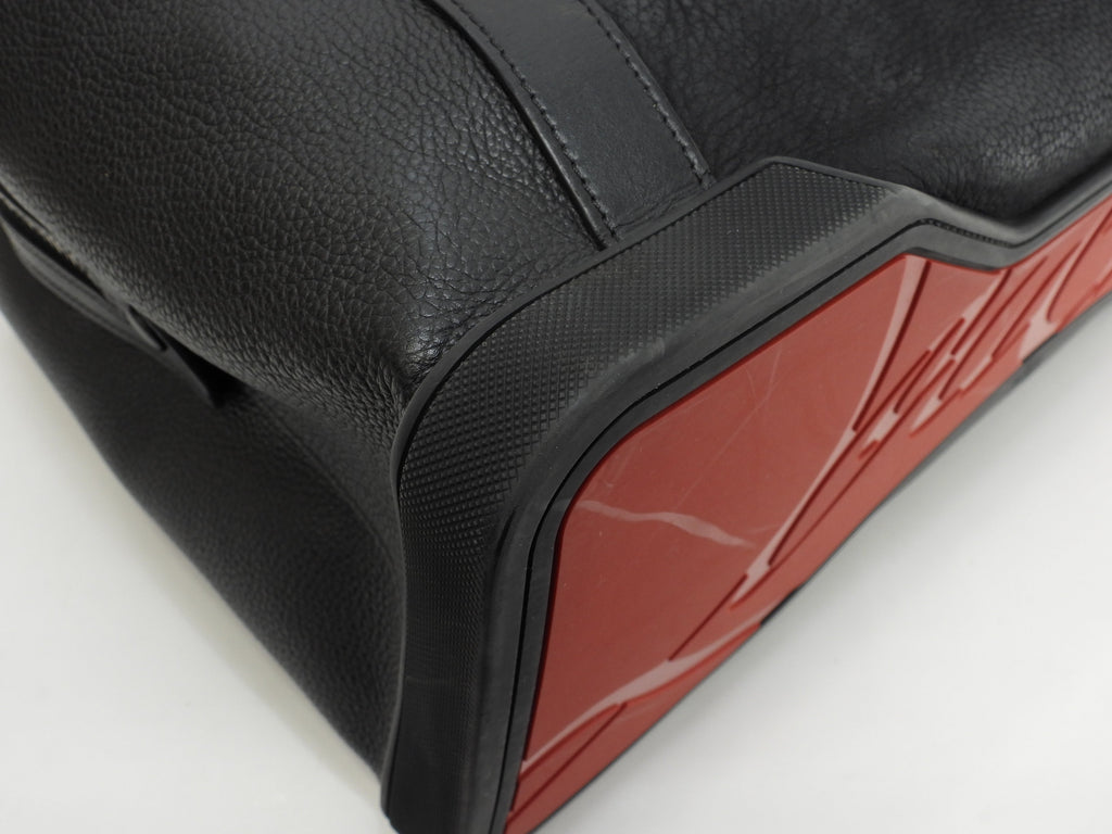 Christian Louboutin Holdall Borsa Tote da uomo in pelle nera Damon Usata in ottime condizioni @ 2