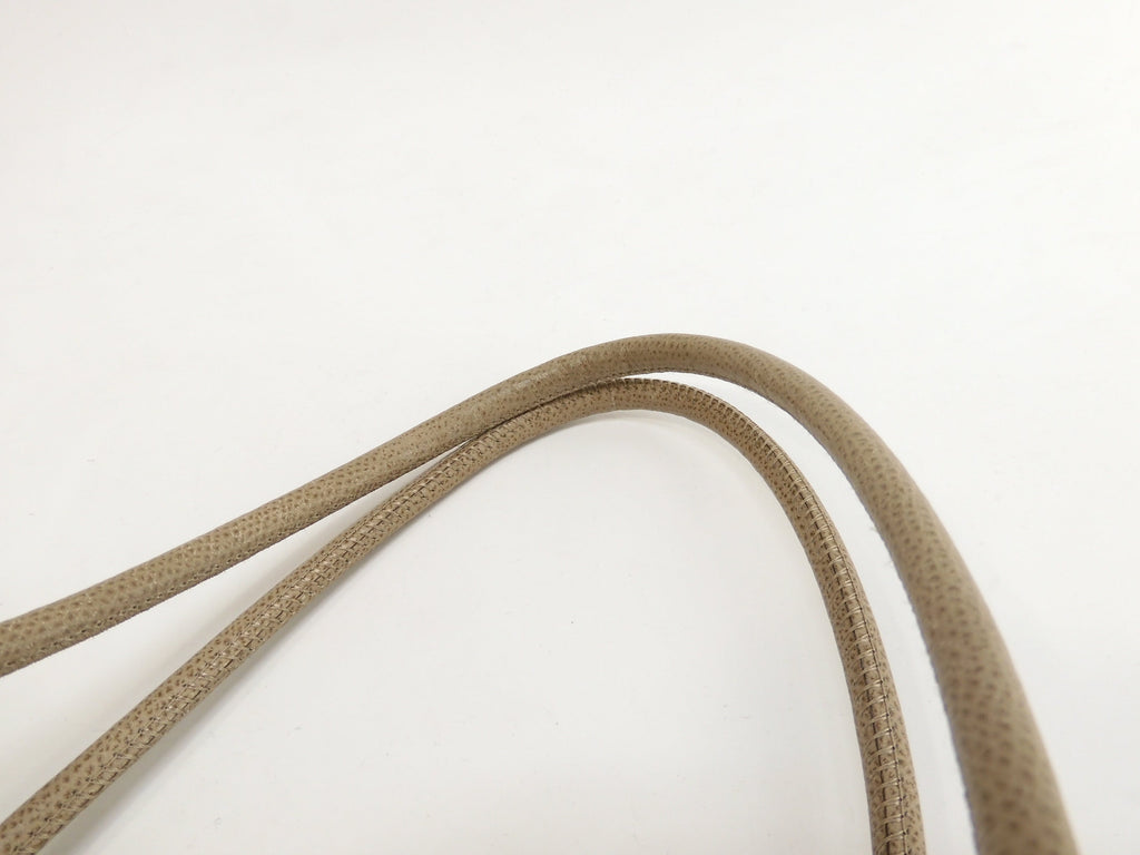 Valextra Amica Small Borsa Tote in Pelle Grigia Condizioni Eccellenti @N382074