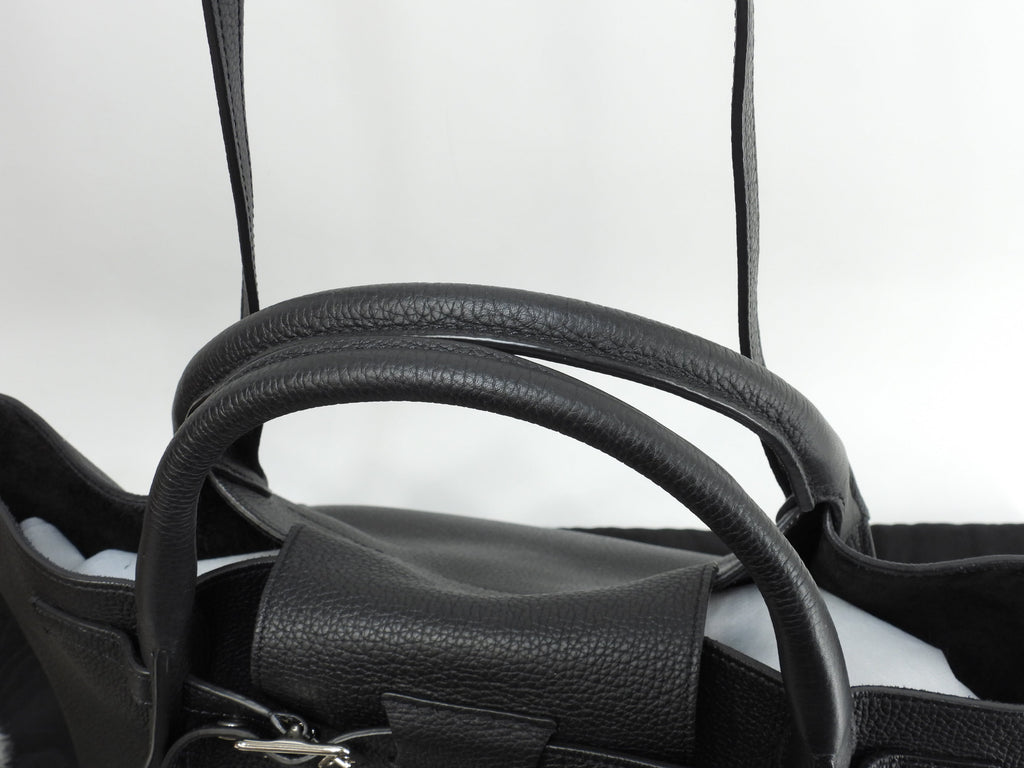 Celine Big Bag Small in pelle nera, borsa a mano con tracolla, condizioni eccellenti@U-LM-5118 2
