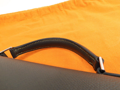 Hermès Kelly Depeches 38 Epsom/Etain Metalleria Argentata Cartella @□I