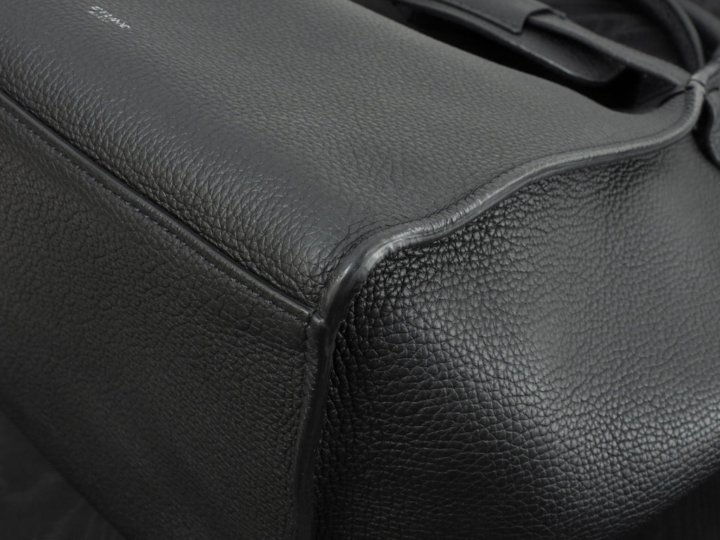 Celine Big Bag Small in pelle nera, borsa a mano con tracolla, condizioni eccellenti@U-LM-5118 2