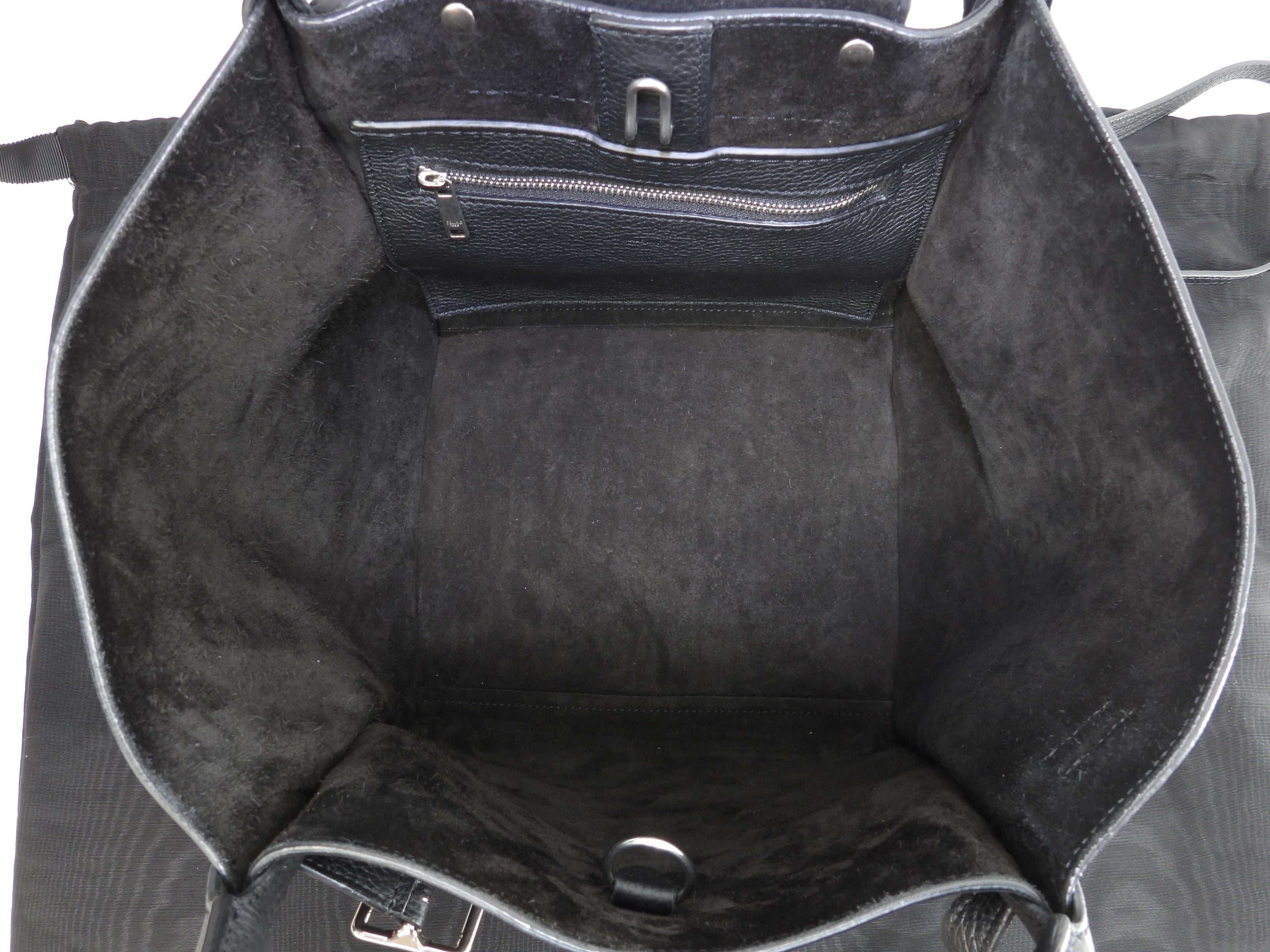 Celine Big Bag Small in pelle nera, borsa a mano con tracolla, condizioni eccellenti@U-LM-5118 2