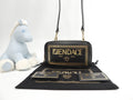 Fendi x Versace Pochette Fendace Pelle Nera Borsa a Tracolla Inutilizzata @ 1