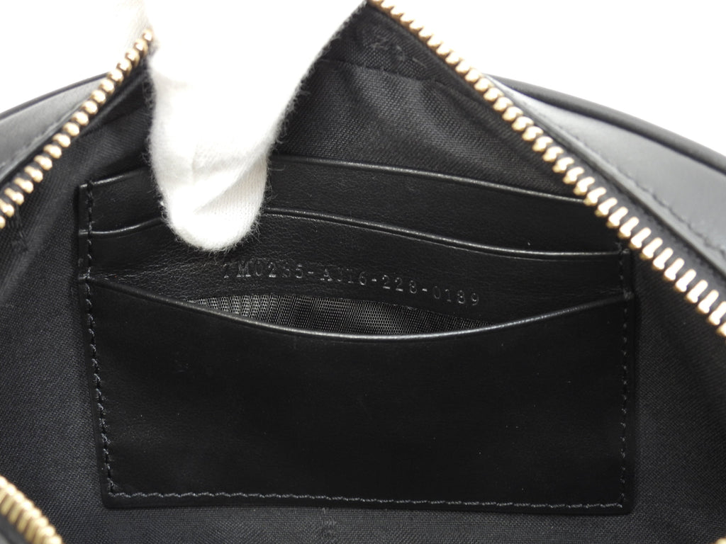Fendi x Versace Pochette Fendace Pelle Nera Borsa a Tracolla Inutilizzata @ 1