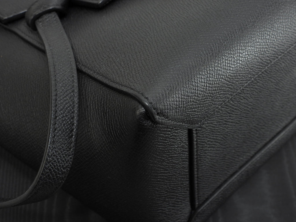 Celine Belt Bag Micro Pelle Nera Pochette Borsa a mano Borsa a tracolla Ottime condizioni@ 355