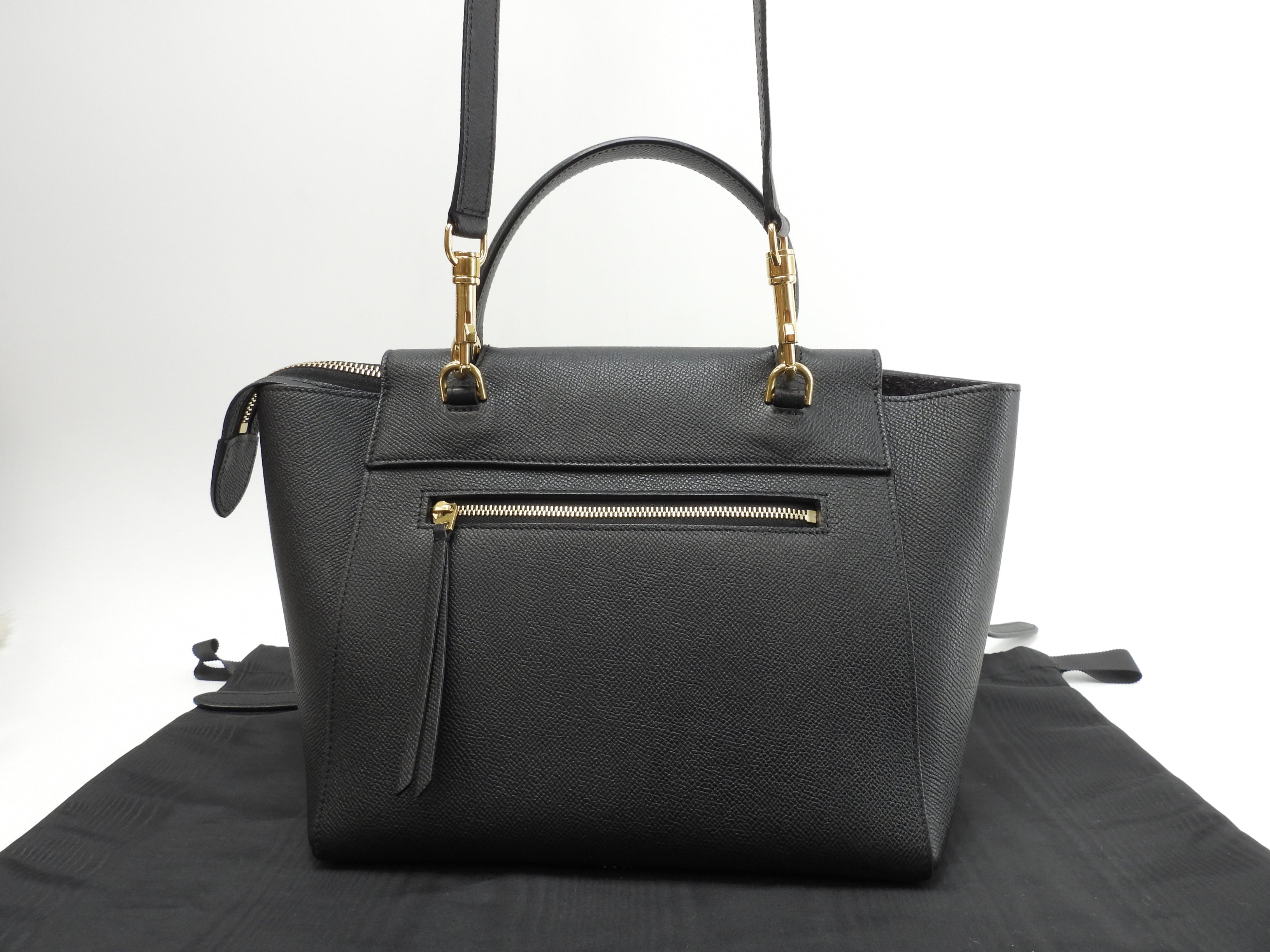 Celine Belt Bag Micro Pelle Nera Pochette Borsa a mano Borsa a tracolla Ottime condizioni@ 355