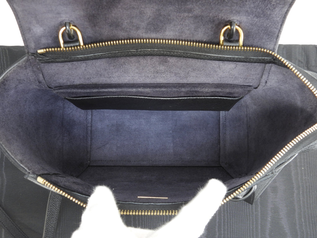 Celine Belt Bag Micro Pelle Nera Pochette Borsa a mano Borsa a tracolla Ottime condizioni@ 355