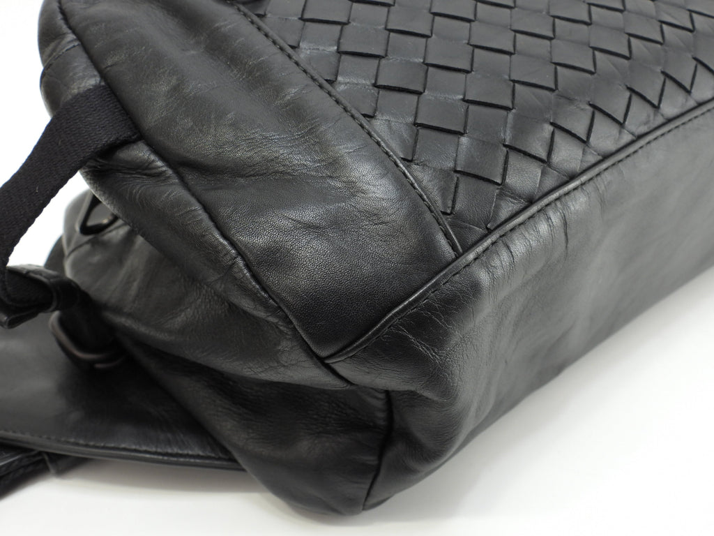 Bottega Veneta marsupio medio in pelle Intrecciato nero marsupio a tracolla @B03656004Q