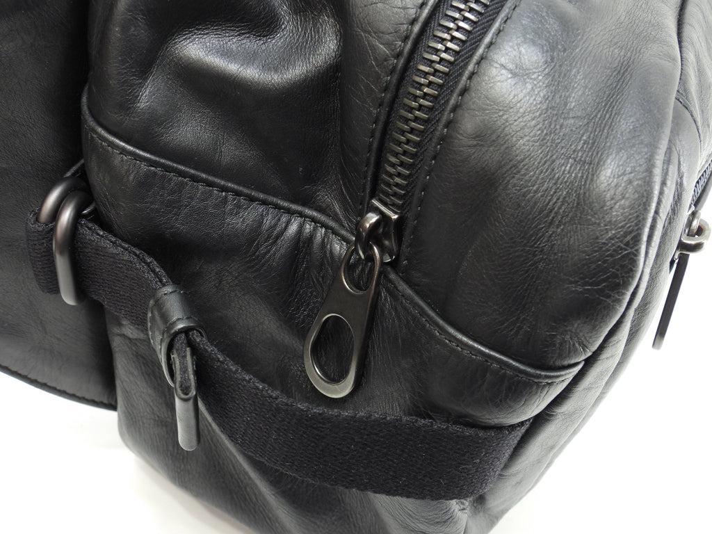 Bottega Veneta marsupio medio in pelle Intrecciato nero marsupio a tracolla @B03656004Q