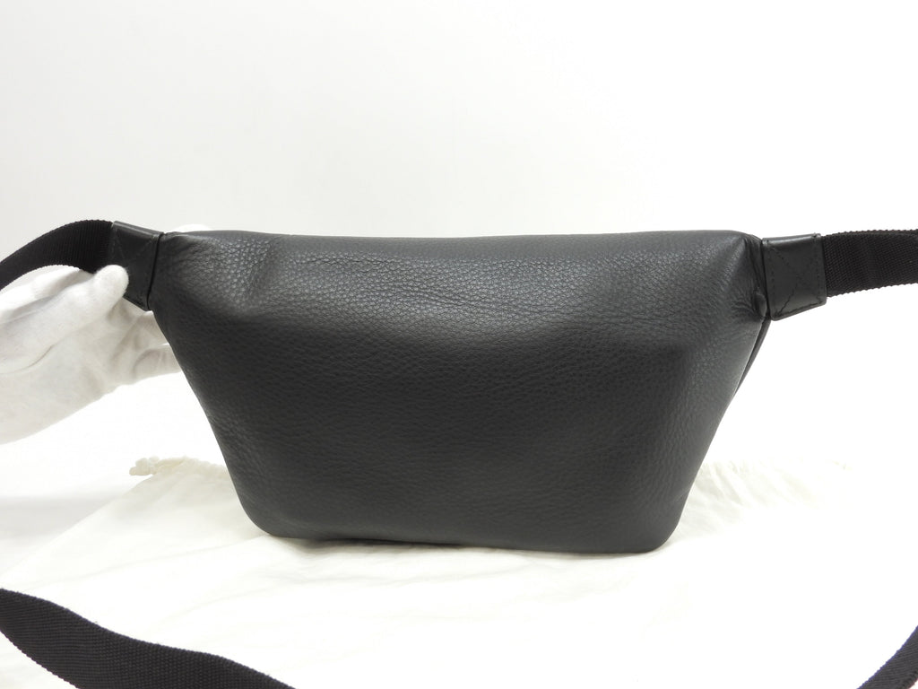 Balenciaga Marsupio Everyday Pelle Nera Logo Bianco Borsa a tracolla condizioni perfette @ 43