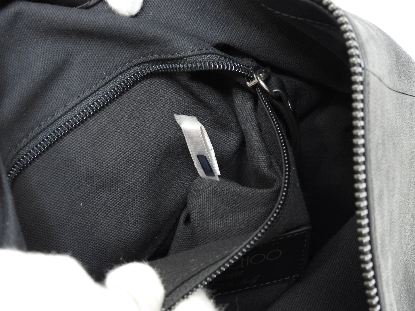 Jimmy Choo Fitzroy, zaino in pelle nera con borchie a stella, condizioni eccellenti @MDM0CL