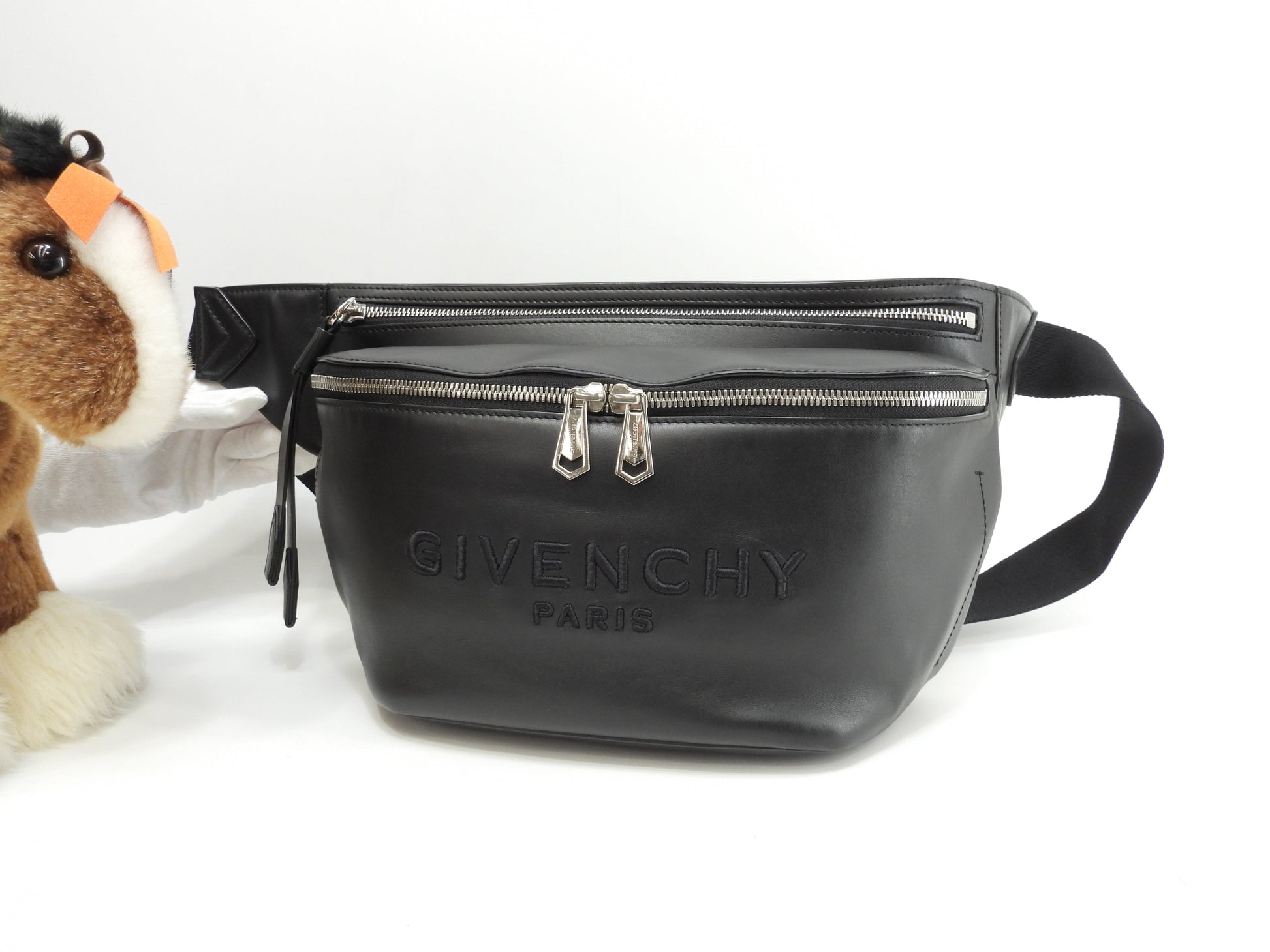 Givenchy marsupio in pelle nero bumbag cintura borsa a tracolla come nuovo@GAF1119