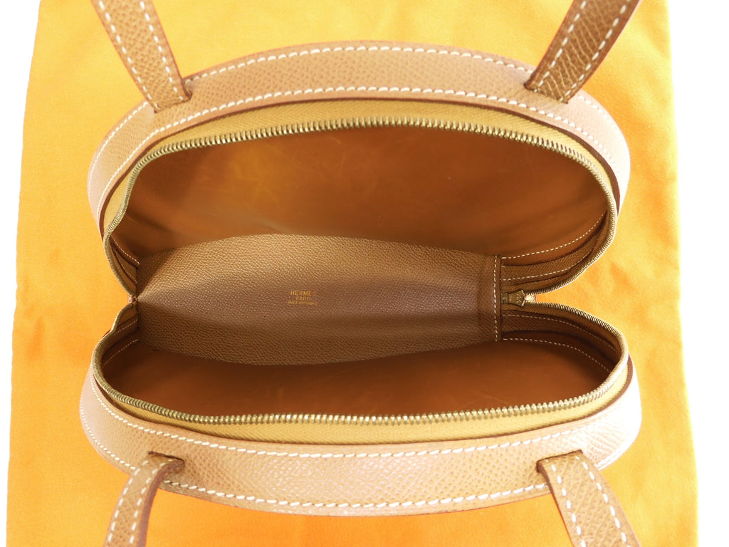 Hermès Borsa a mano Katatsumuri in Courchevel/hardware oro, in condizioni eccellenti@□H