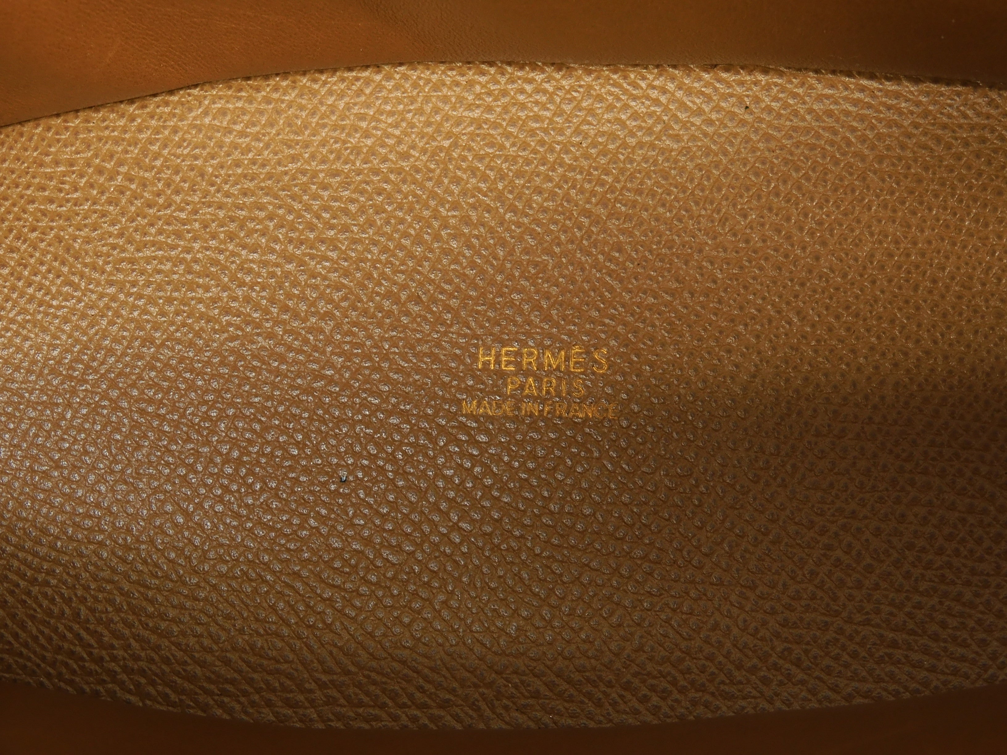Hermès Borsa a mano Katatsumuri in Courchevel/hardware oro, in condizioni eccellenti@□H