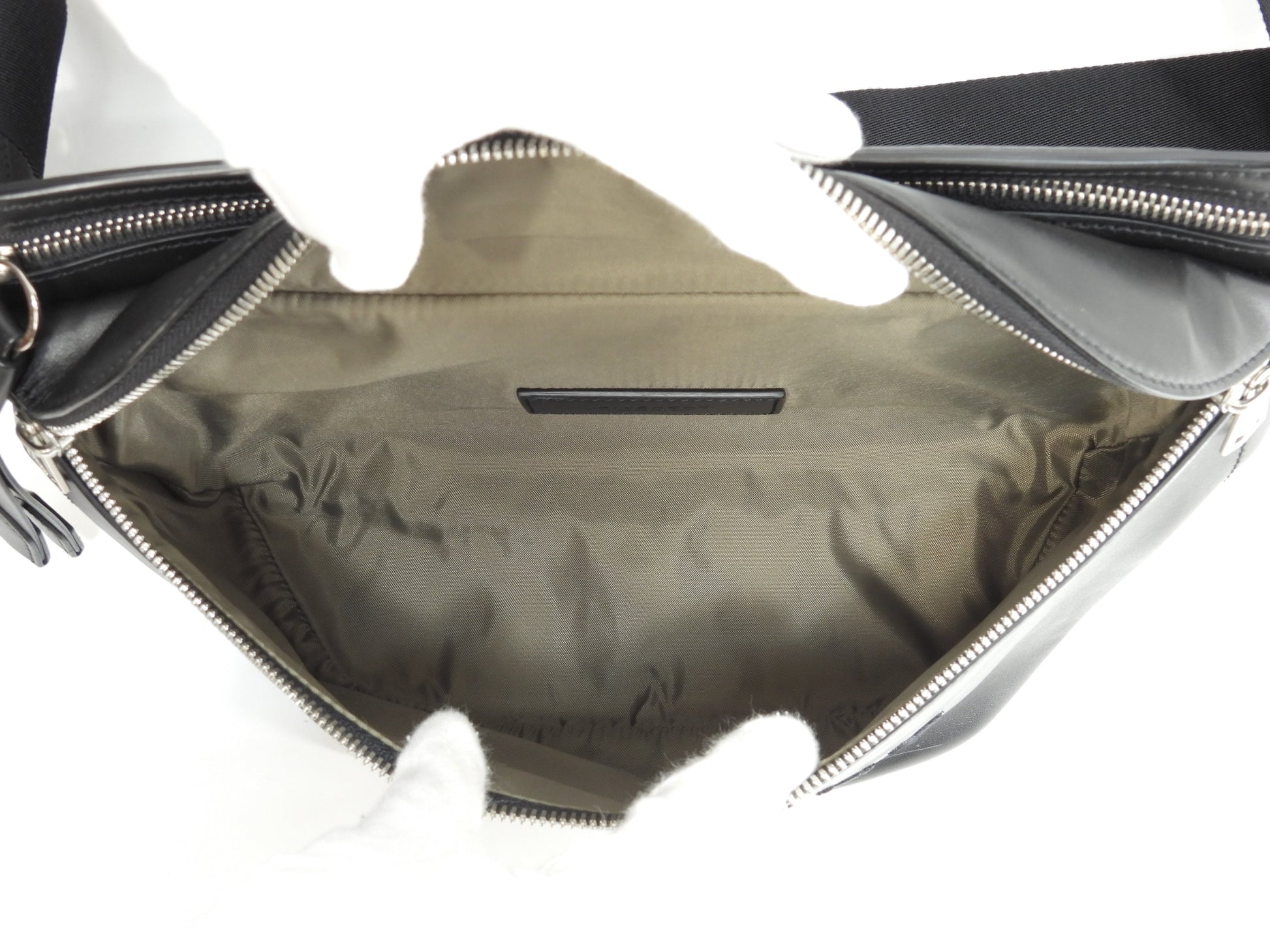 Givenchy marsupio in pelle nero bumbag cintura borsa a tracolla come nuovo@GAF1119