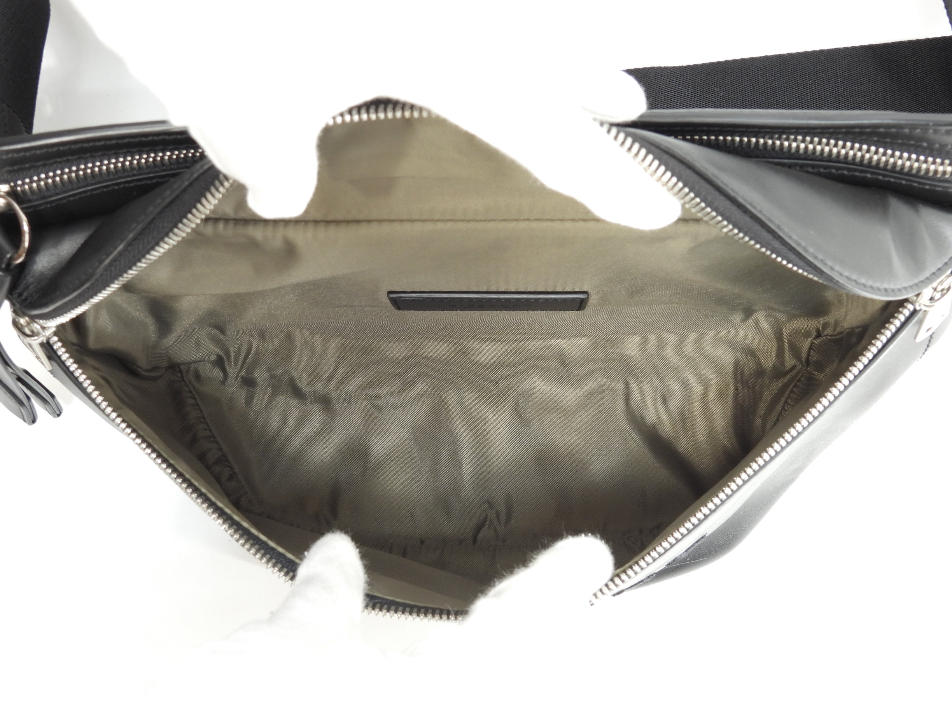 Givenchy marsupio in pelle nero bumbag cintura borsa a tracolla come nuovo@GAF1119