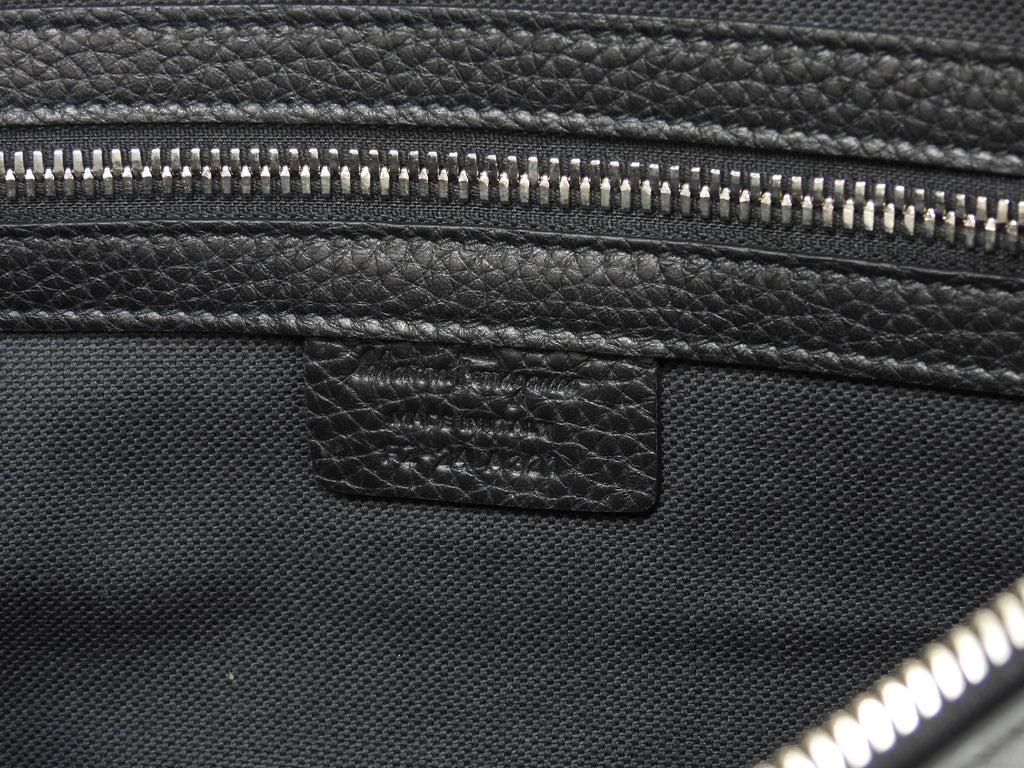 Salvatore Ferragamo Marsupio Gancini Pelle PVC Nera Bum Bag Come Nuovo@ 21
