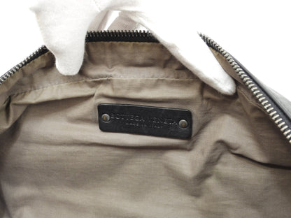 Bottega Veneta marsupio Intrecciato in pelle nera con marsupio a tracolla @B03658988E