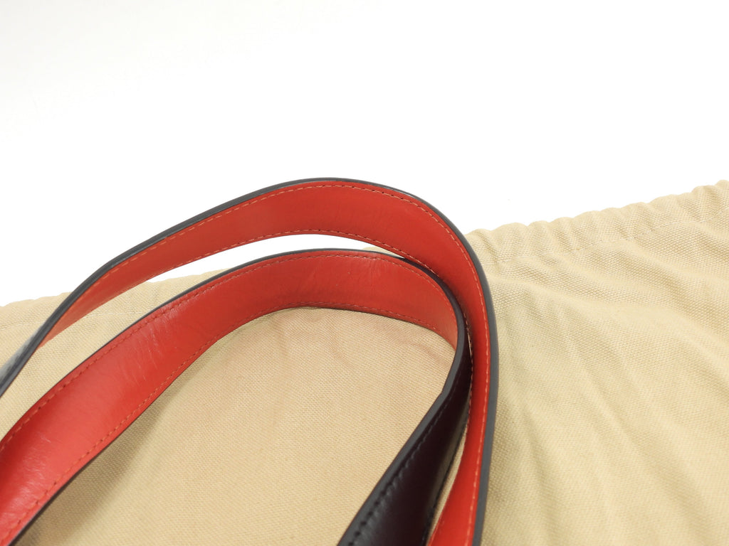 Christian Louboutin borsa tote Cabado in pelle nera da uomo, zaino, ottime condizioni @ 3