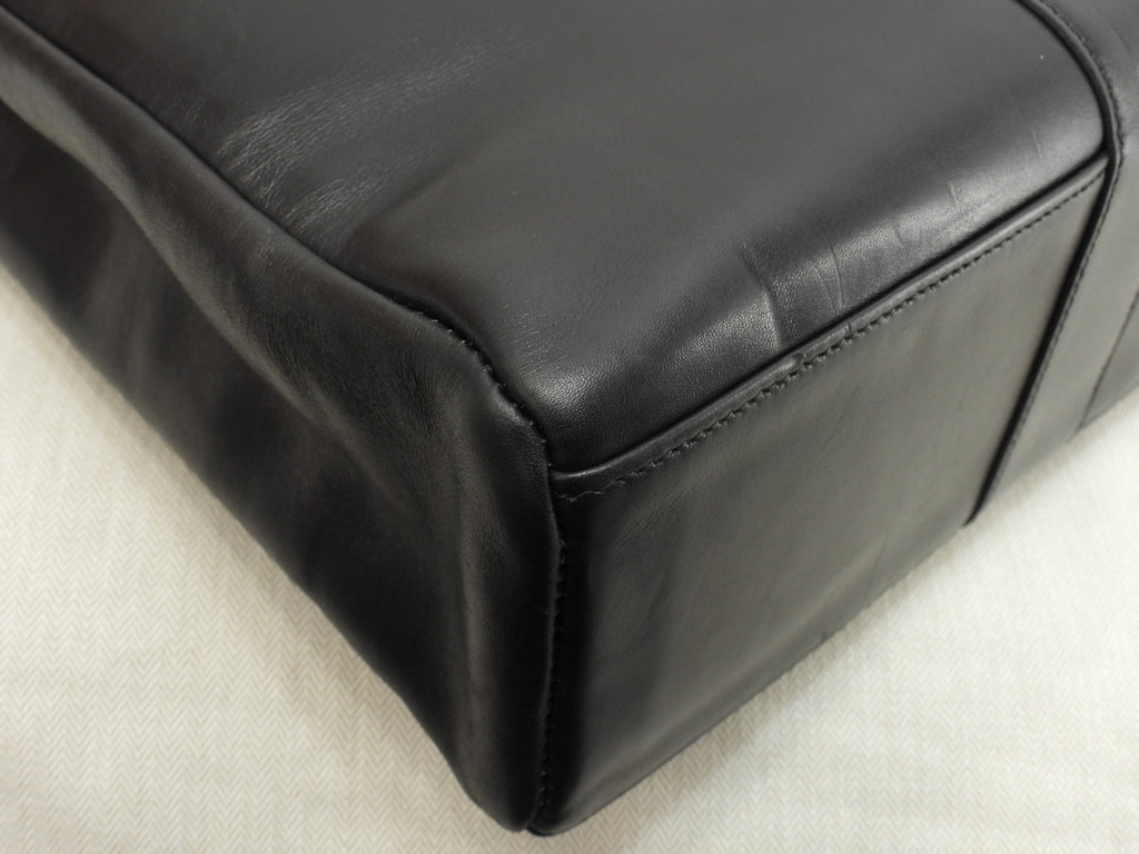 エルメス トートMM フールトゥ フルレザー黒 ハンドバッグ トートバッグ 美品@□E 15