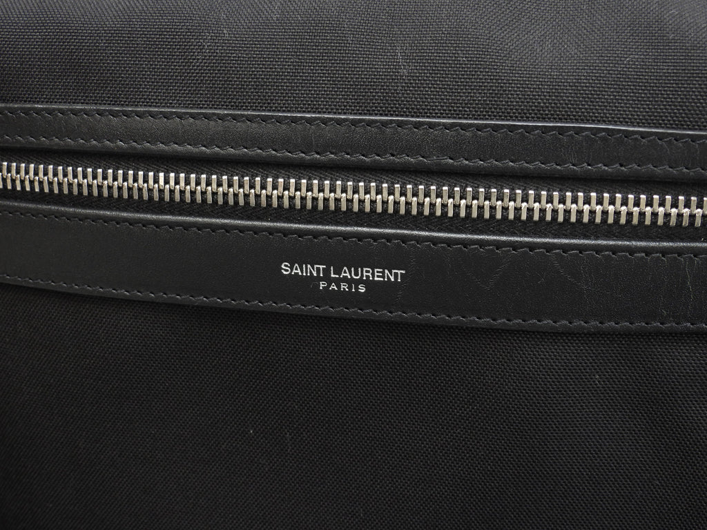 Saint Laurent Marsupio City in nylon/pelle nera, marsupio/bag bum bag, ottime condizioni @ 6