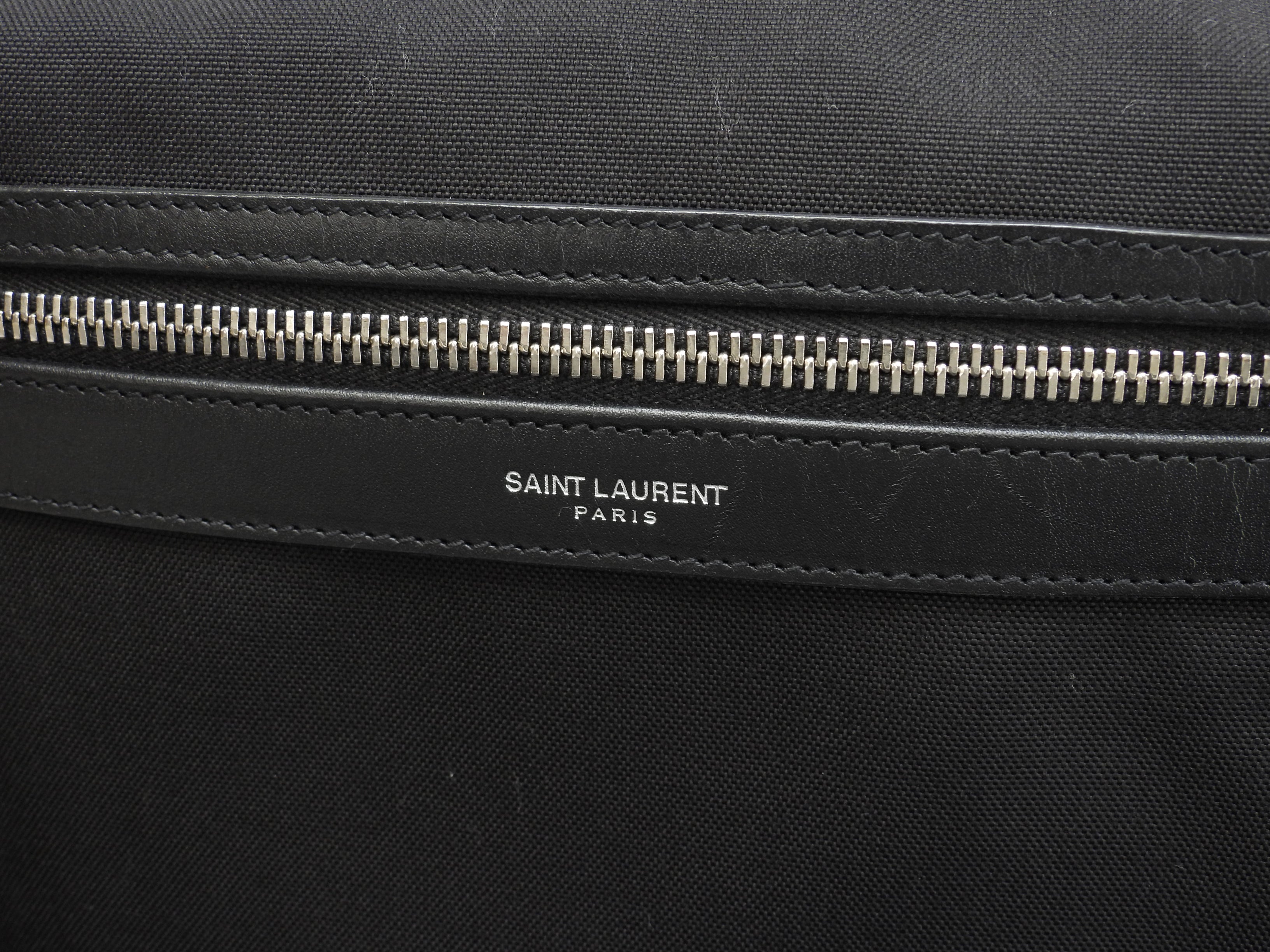 Saint Laurent Marsupio City in nylon/pelle nera, marsupio/bag bum bag, ottime condizioni @ 6