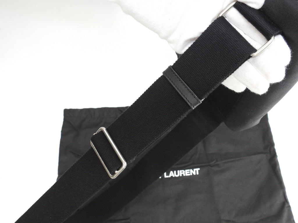 Saint Laurent Marsupio City in nylon/pelle nera, marsupio/bag bum bag, ottime condizioni @ 6