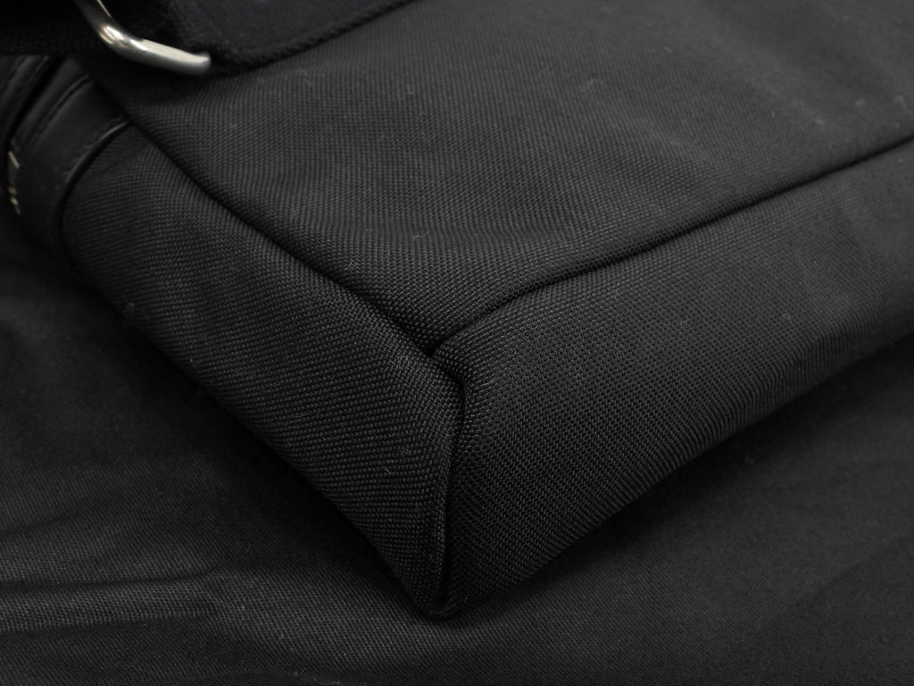 Saint Laurent Marsupio City in nylon/pelle nera, marsupio/bag bum bag, ottime condizioni @ 6