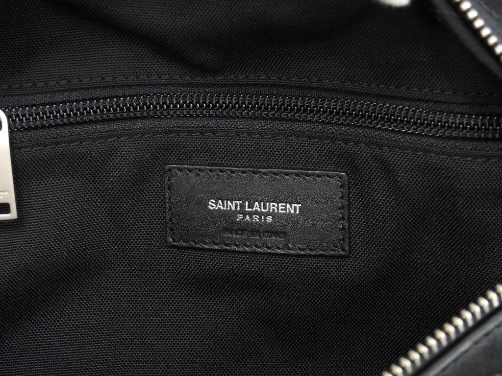 Saint Laurent Marsupio City in nylon/pelle nera, marsupio/bag bum bag, ottime condizioni @ 6