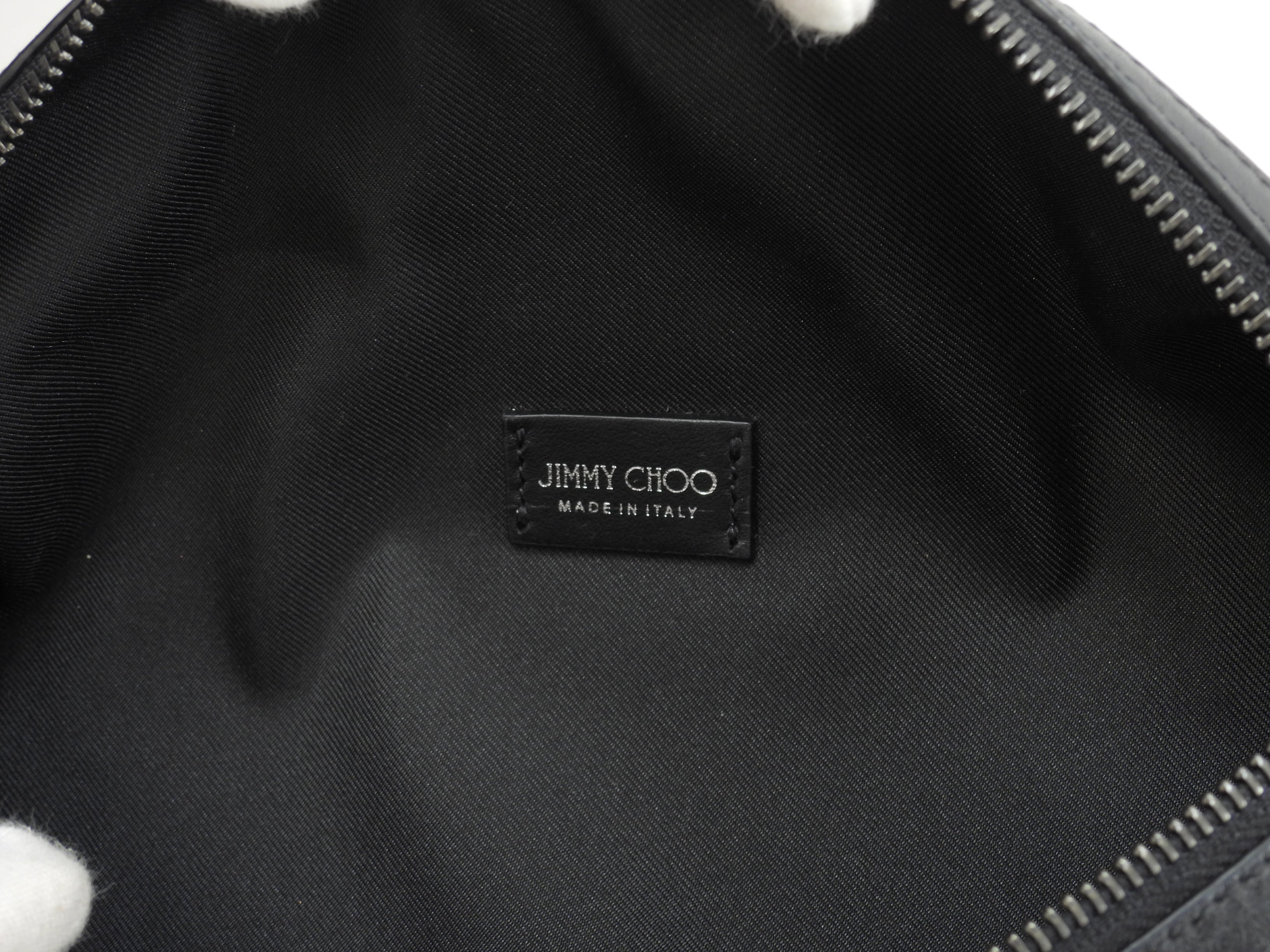 Jimmy Choo marsupio York in nylon verde con dettagli in pelle nera - marsupio MVGYMV
