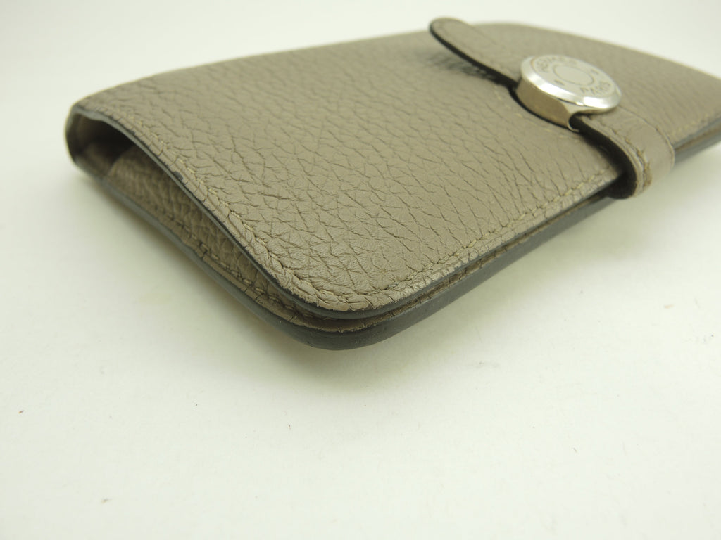 エルメス ドゴンコンパクト トリヨンクレマンス トゥルティエールグレー スモールウォレット 2折財布@ 1